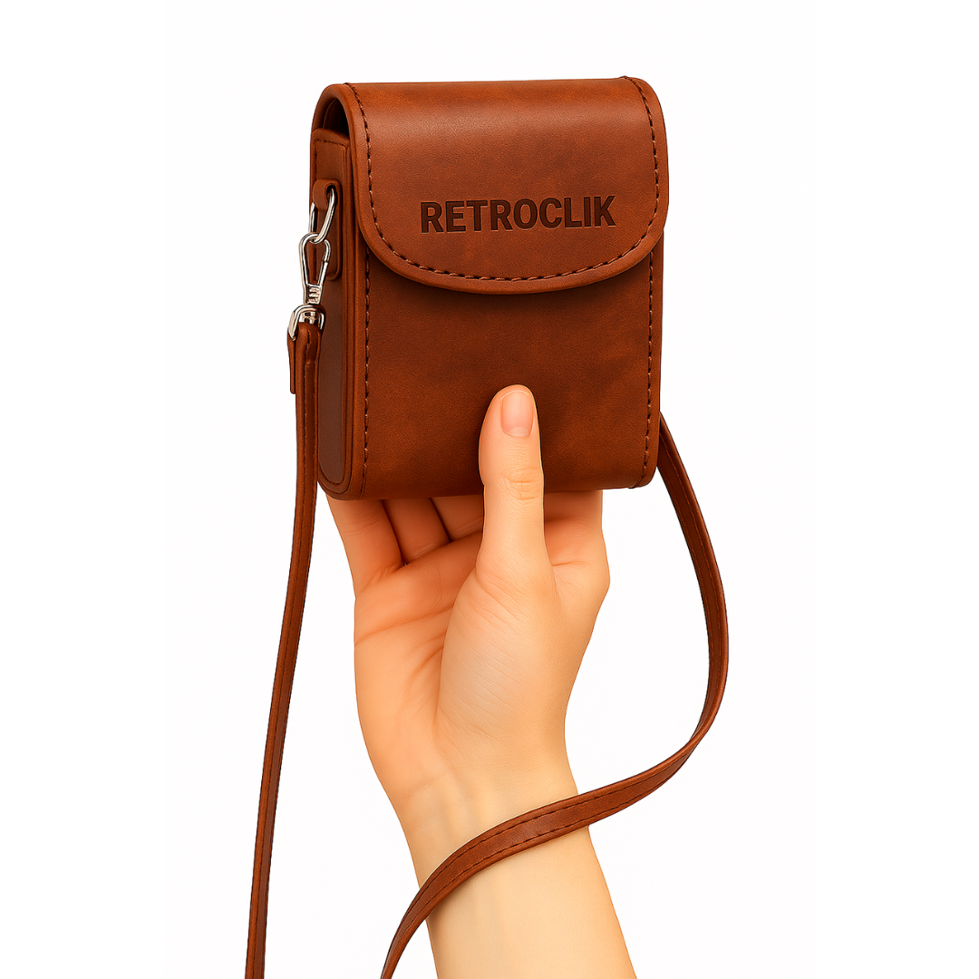 Étui de Protection – RETROCLIK® (Brun Sable)