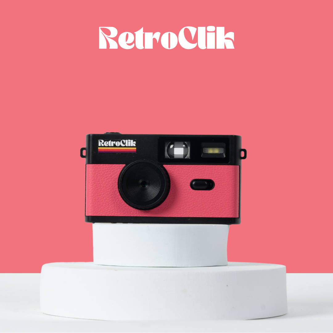 Retroclik® - Caméra Vintage | Rose - Retroclik