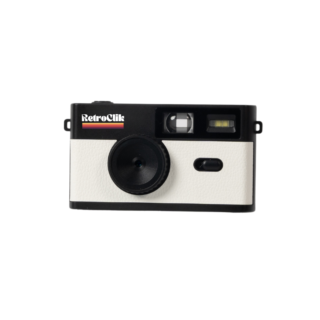 Retroclik® - Caméra Vintage | Blanc - Retroclik