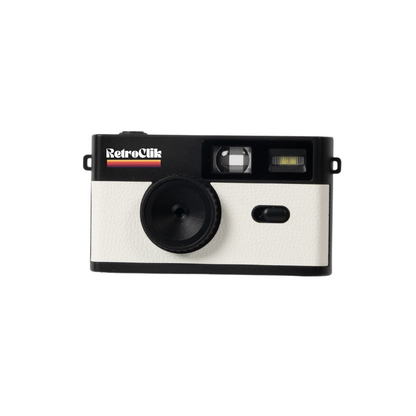 Retroclik® - Caméra Vintage | Blanc - Retroclik